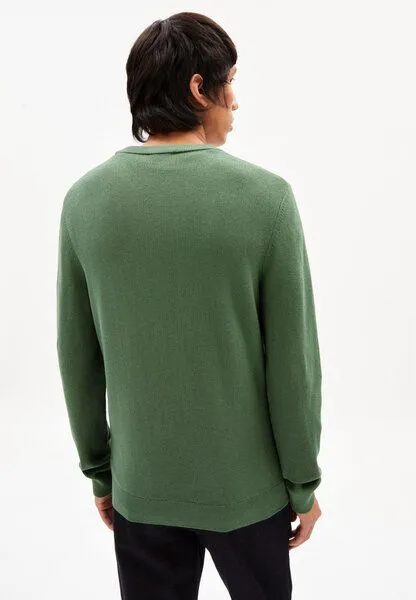ARMEDANGELS ARMEDANGELS GRAANOS - Herren Pullover Regular Fit aus Bio-Baumwolle, Myrtales, – Produktbild 2 von 4