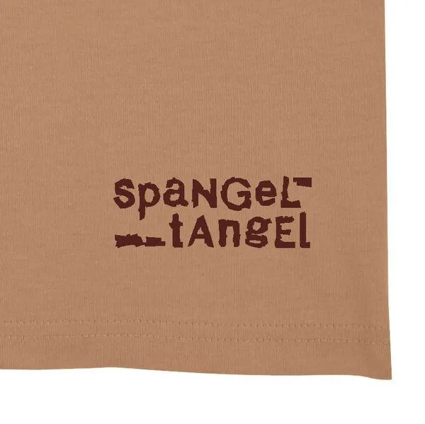 Spangeltangel Spangeltangel T-Shirt bedruckt, Kaffee Addict, Siebdruck, Herren, Bio-Baumwolle, Hellbraun, – Produktbild 4 von 4