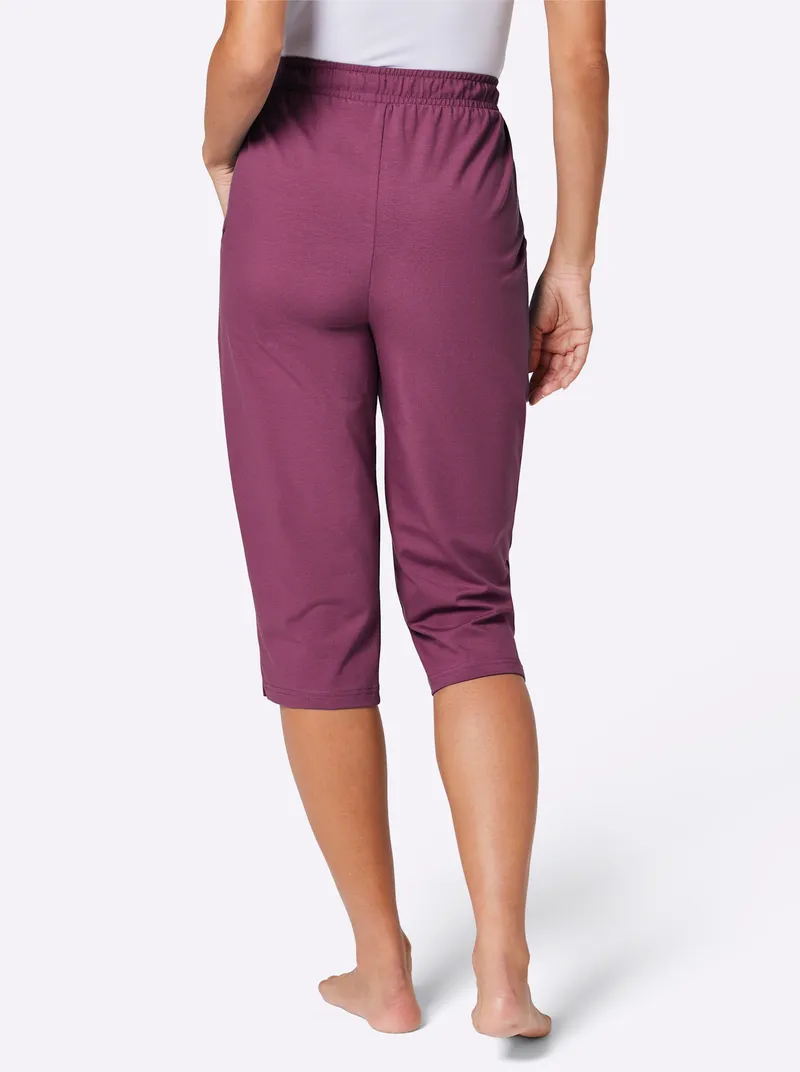 feel good Capri-Hose malve, Malve, – Produktbild 2 von 3