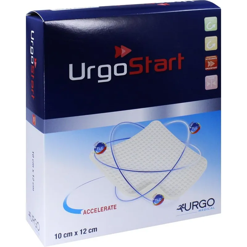 Urgo URGOSTART 10x12 cm Schaumstoffwundverband 10 St Verband – Produktbild 1 von 1