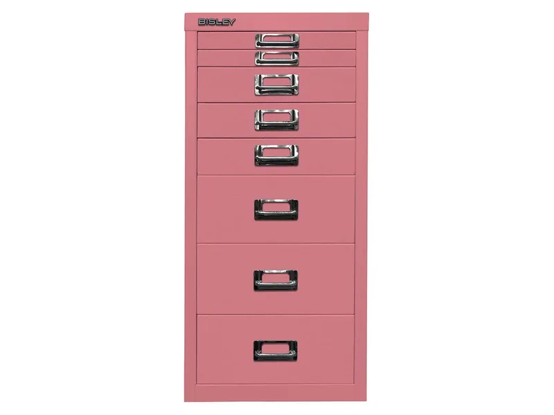 Bisley Bisley Schubladenschrank 8 Schübe, DIN A4 pink – Produktbild 1 von 1