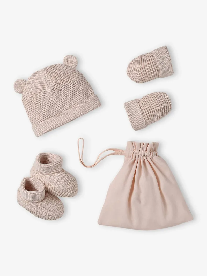 Vertbaudet Baby Set, Rosa, – Produktbild 1 von 4