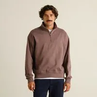 Dedicated DEDICATED Half Zip Sweatshirt "Sandavalla" aus Biobaumwolle – Produktbild 1 von 1