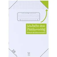 Soisi Soisi Recycling-Schulheft DIN A4 Nr. 28 kar. mit Doppelrand – Produktbild 1 von 1