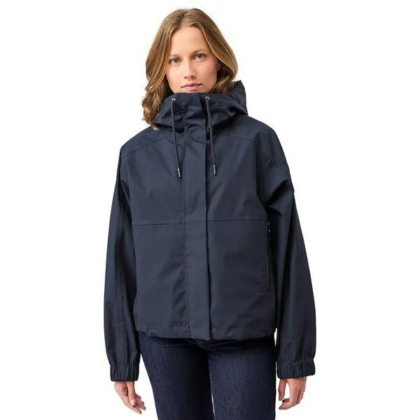 LangerChen LangerChen Kurze Regenjacke Chevak, Navy, – Produktbild 1 von 4