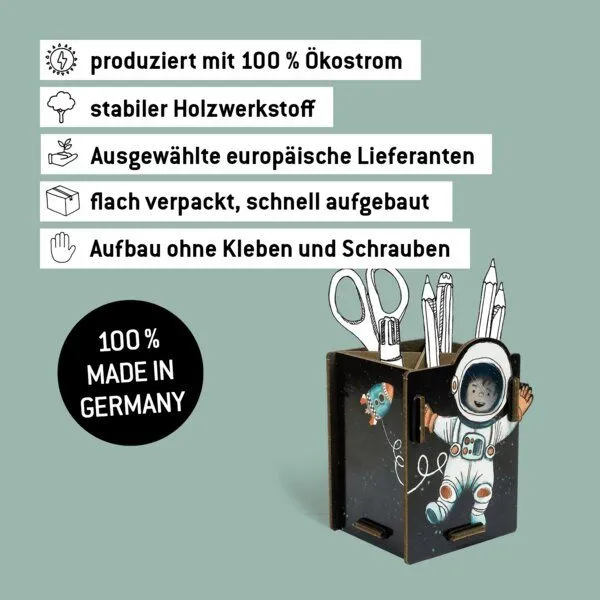 WERKHAUS WERKHAUS Stiftebox Astronaut – Produktbild 2 von 4