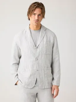 KnowledgeCotton Apparel KnowledgeCotton Apparel Lockerer Blazer aus Bio-Leinen – Produktbild 1 von 1