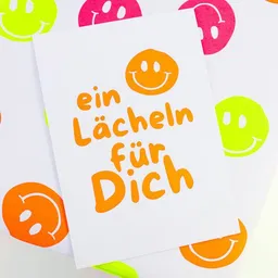 Bow & Hummingbird Bow & Hummingbird Postkarte "ein Lächeln für dich" aus Recyclingpapier – Produktbild 1 von 1