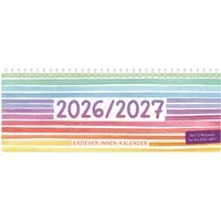 Häfft Häfft Tischkalender Erzieher*innen, 2026/27, Color Stripes – Produktbild 1 von 1