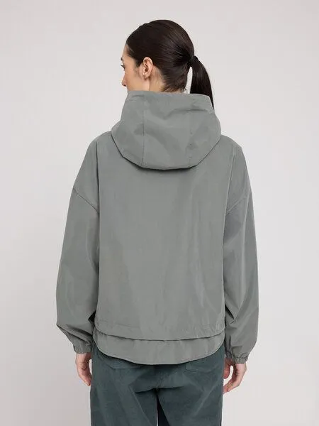 Mazine Mazine leichte Jacke aus recykeltem Plastik, Graugrün (light bottle), – Produktbild 2 von 4
