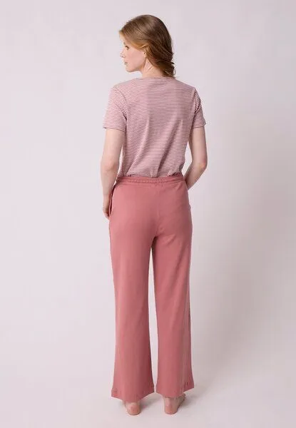 LANA Organic LANA Organic Pyjamahose, Modell Ceres, Dusty rose, – Produktbild 4 von 4