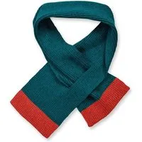 Sense Organics & friends in cooperation with GARY MASH Sense Organics & friends in cooperation with GARY MASH Gestrickter Kinderschal aus Biobaumwolle, Grün, – Produktbild 1 von 1