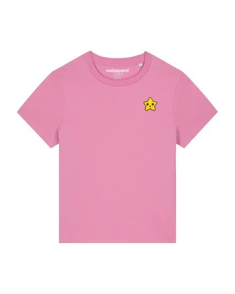 watapparel watapparel T-Shirt Frauen Unbesiegbar, Bubble pink, – Produktbild 1 von 3
