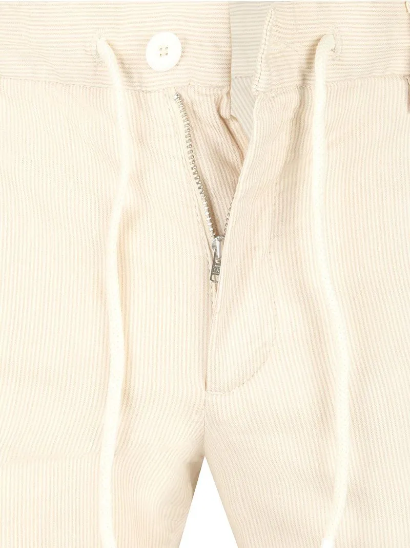 Alberto Alberto Hose Jump Stripe Ecru - Größe W 34 - L 34, Beige, – Produktbild 2 von 4