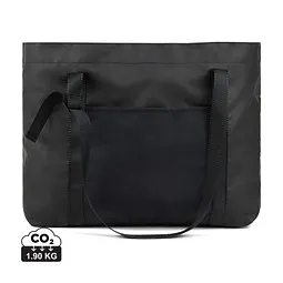 Vinga Vinga Livorno Maxi-Tasche aus recyceltem Polyester, Schwarz, – Produktbild 1 von 1