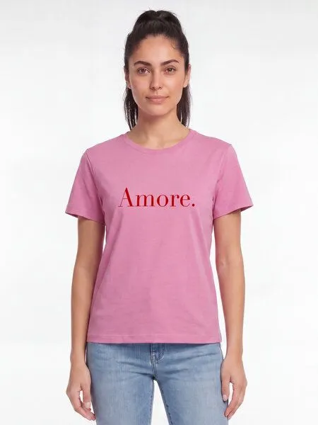 watapparel watapparel T-Shirt Frauen Amore, Bubble pink, – Produktbild 2 von 2