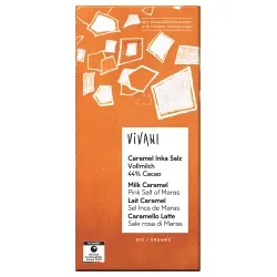 Vivani Caramel-Schokolade mit Inka-Sonnensalz – Produktbild 1 von 1