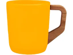Keramiktasse "Woody" 330 ml, dark yellow – Produktbild 1 von 1