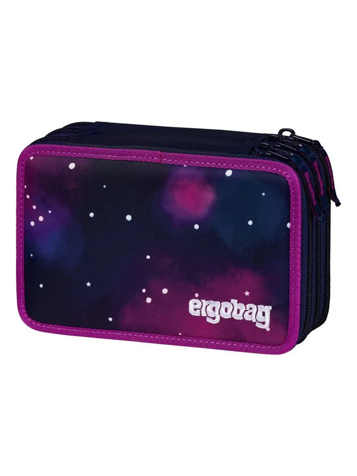 Ergobag Ergobag Federmäppchen Maxi Mäppchen, (1-tlg), mit Stiften befüllt, Lila, – Produktbild 6 von 8