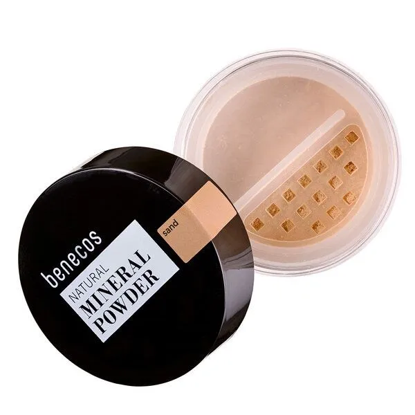 Benecos Benecos Naturkosmetik - Mineral Puder - talkfrei, Sand, – Produktbild 1 von 4