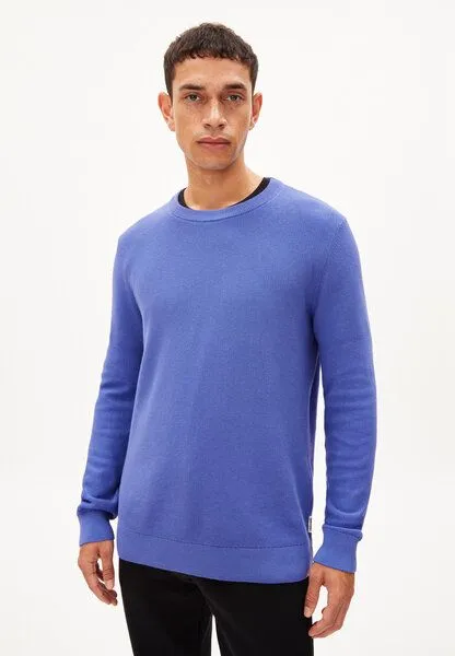 ARMEDANGELS ARMEDANGELS GRAANOS - Herren Pullover Regular Fit aus Bio-Baumwolle, Vibrant violet, – Produktbild 1 von 4