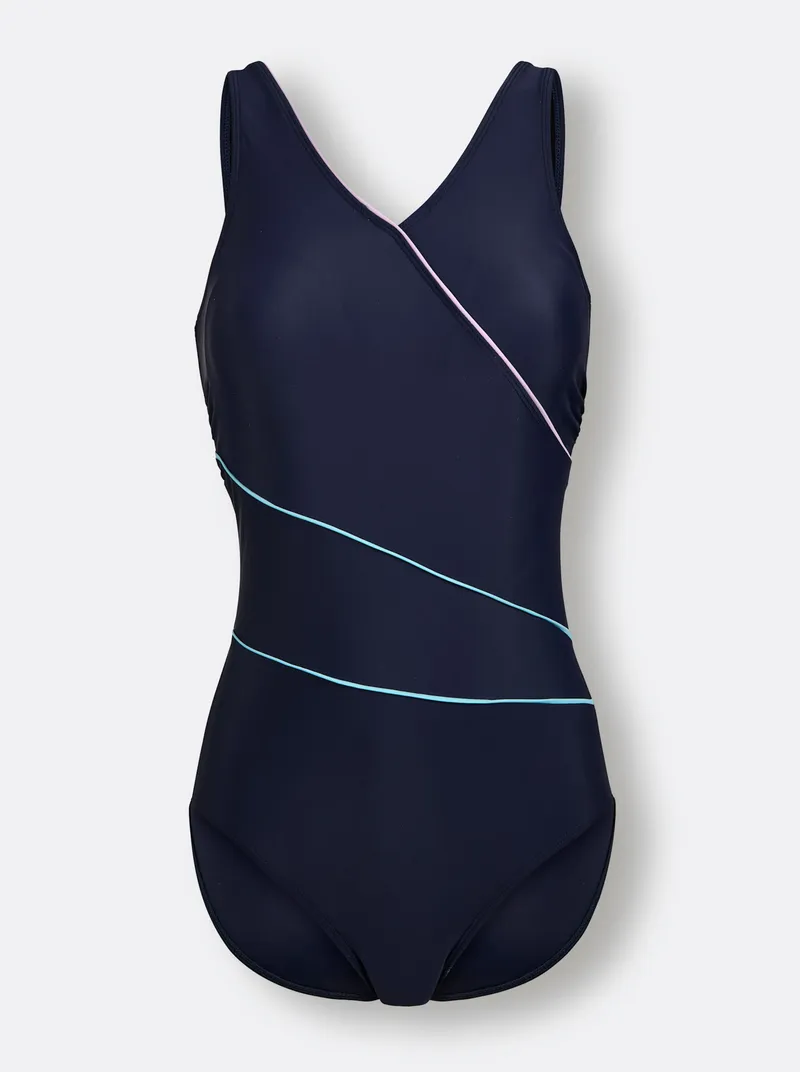 feel good Badeanzug marine-aqua, Marine-aqua, – Produktbild 2 von 2