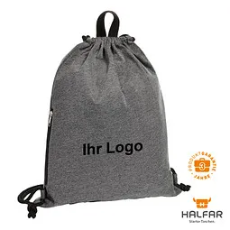 Halfar HALFAR Zugbeutel Jersey, grau – Produktbild 1 von 1