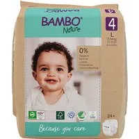 Bambo Nature Bambo Nature Windeln - Maxi - Größe 4 - Packung mit 24 – Produktbild 1 von 1