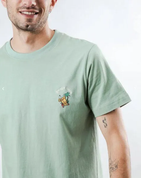 Brava Fabrics Brava Fabrics Jungle Juice T-shirt Light Green – Produktbild 2 von 4