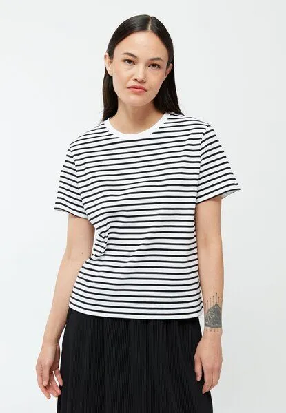 Givn Berlin Givn Berlin Gestreiftes T-Shirt GBJULIA aus Bio-Baumwolle, Black / white (stripes), – Produktbild 1 von 4