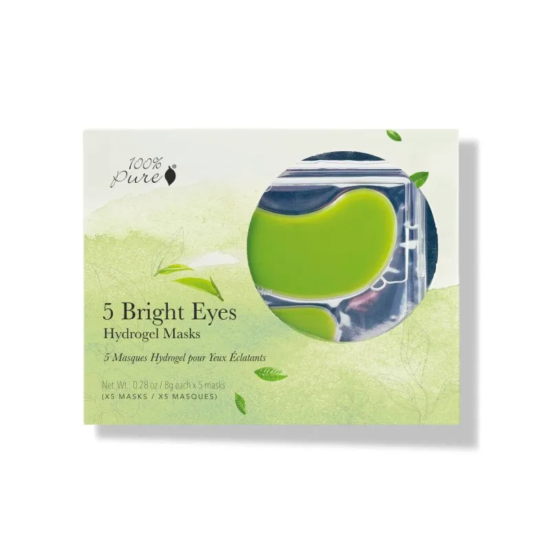 100% PURE® - Purity Cosmetics Bright Eyes Mask 5er Pack - Augenpads – Produktbild 1 von 1