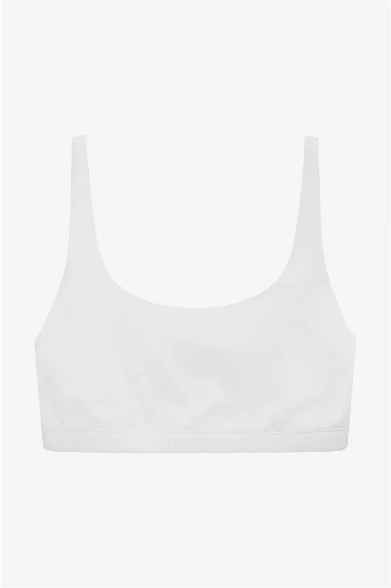 Bread & Boxers BH Modell: Soft Bra GOTS, White, – Produktbild 1 von 1