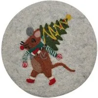 Frida Feeling Frida Feeling Filzuntersetzer rund mit verschiedenen Weihnachtsmotiven – Produktbild 1 von 1