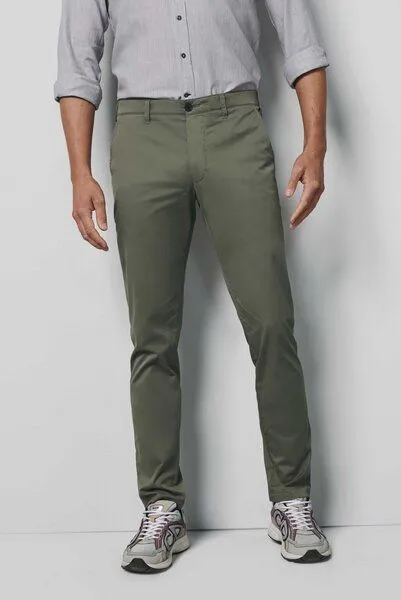 M 5 BY MEYER M 5 BY MEYER CASUAL BIO-BAUMWOLLCHINO, Grün (oliv), – Produktbild 3 von 8