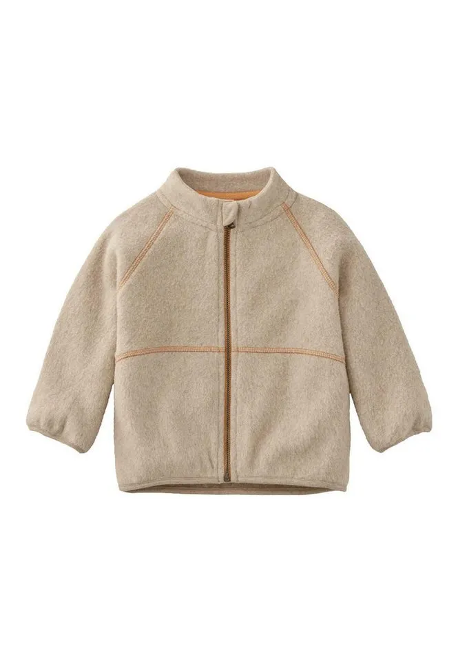hessnatur hessnatur Fleecejacke aus reiner Bio-Baumwolle (1-St), Goldfarben, – Produktbild 2 von 2