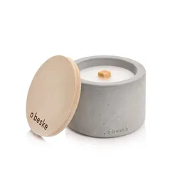 beske Betonfeuer® Beske-Manufaktur 'Solo Ø14cm, gerade' Dauerdocht Recycling – Produktbild 1 von 1