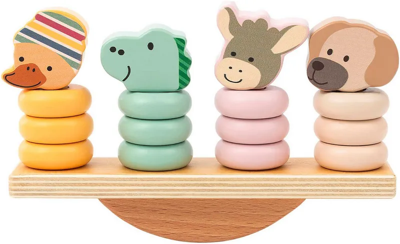 Sterntaler Sterntaler Stapelspielzeug Balancierspiel Holz, Beige, – Produktbild 2 von 5