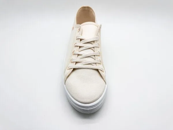 thies Veganer Sneaker "thies ® Natural Dye Plain" aus Biobaumwolle, Eggshell (hellgelb), – Produktbild 3 von 4
