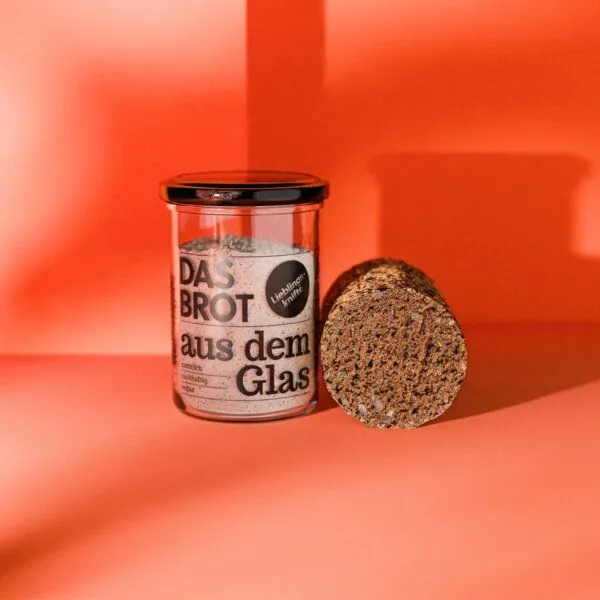 brotstoff brotstoff Backmischung im Glas "Das Brot aus dem Glas" Lieblingsknifte – Produktbild 3 von 5