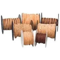 Kork-Deko Kork-Deko Korkschnur rund Rot 3 mm | 1 Meter Länge – Produktbild 4 von 4