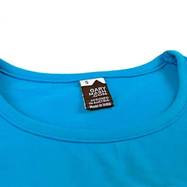 Gary Mash GARY MASH Basic Unisex Shirt, Blau, – Produktbild 1 von 3
