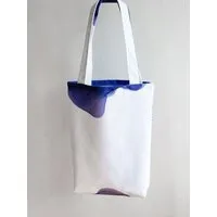 Ecostories Ecostories Pure Design – Bio-Canvas Tasche, Aquarell-blau, – Produktbild 1 von 1