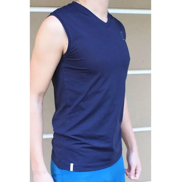 ESPARTO ESPARTO Tanktop Herren Takat, Nachtblau, – Produktbild 1 von 3