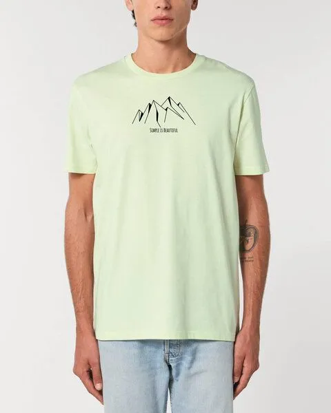 Human Family Human Family Bio Unisex Rundhals T-Shirt "Create - Simplicity", Hellgrün, – Produktbild 2 von 3