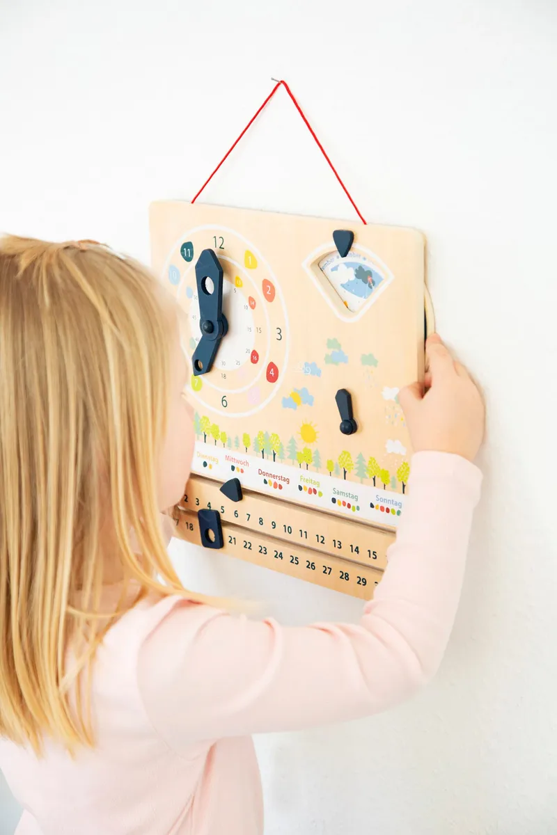 small foot Small Foot Lernuhr mit Kalender Educate – Produktbild 3 von 3