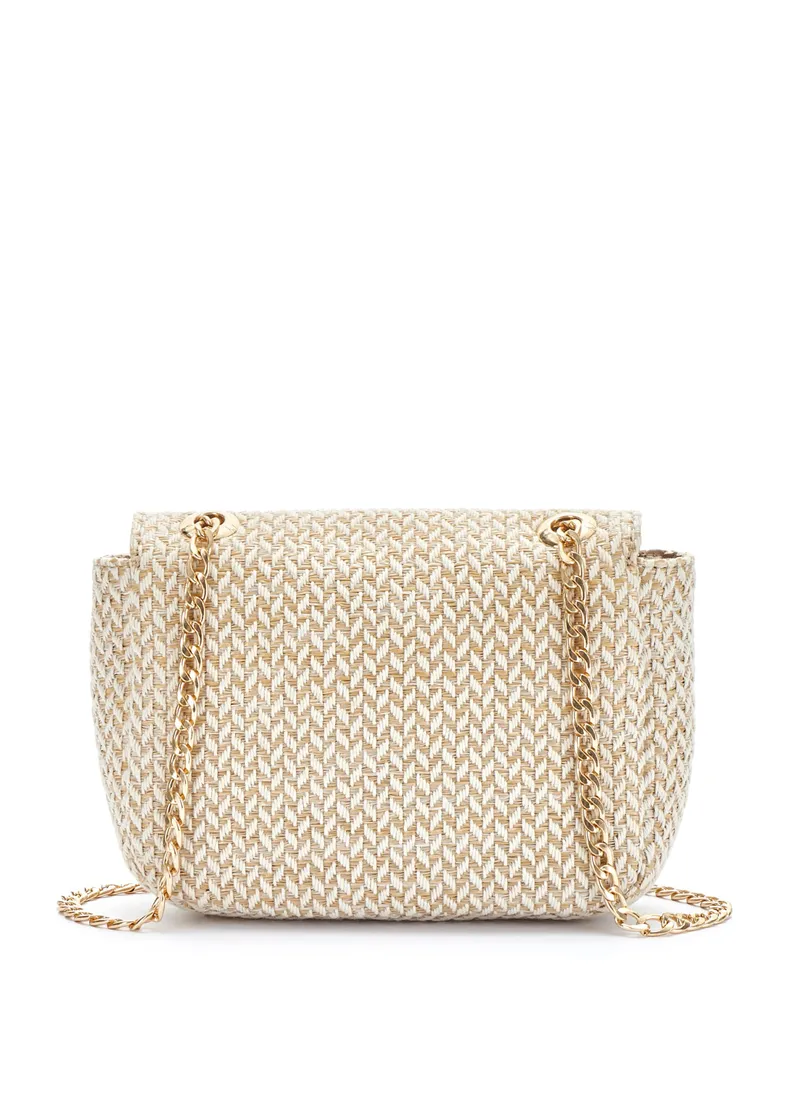 Vivance Umhängetasche, Beige/weiß, – Produktbild 3 von 3