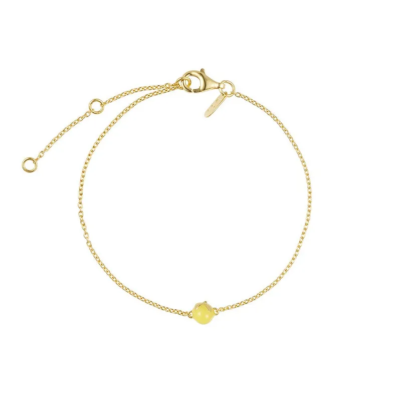 Design Letters When life gives you lemons. Armband, vergoldet – Produktbild 1 von 1