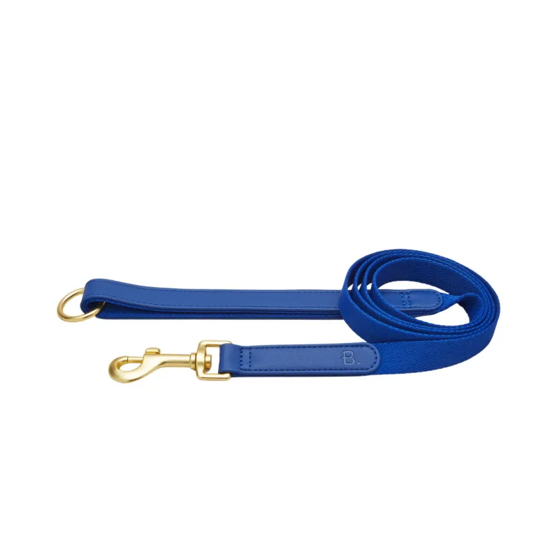 Barkalot Barkalot Hundeleine Veganes Leder blau S, Blau, – Produktbild 1 von 2