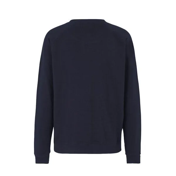 HANDGEDRUCKT HANDGEDRUCKT "Stubentiger" Unisex Sweatshirt aus reiner Biobaumwolle (kbA), Navyblue, – Produktbild 2 von 3