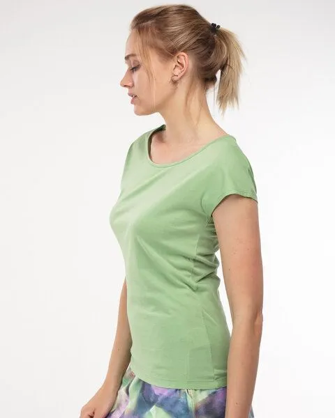 Alma & Lovis Alma & Lovis T-Shirt aus Bio-Baumwolle | Short Pure, Green (hellgrün), – Produktbild 4 von 4